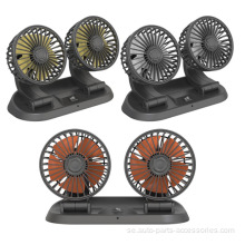 Monterad dubbelhuvud Rotary Fan Car Cooling Fan